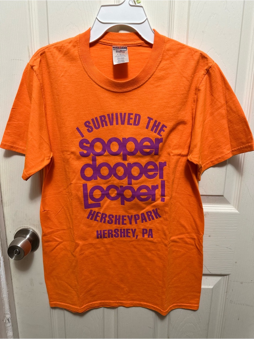 Hersheypark SooperDooperLooper Coaster Graphic Tee Small